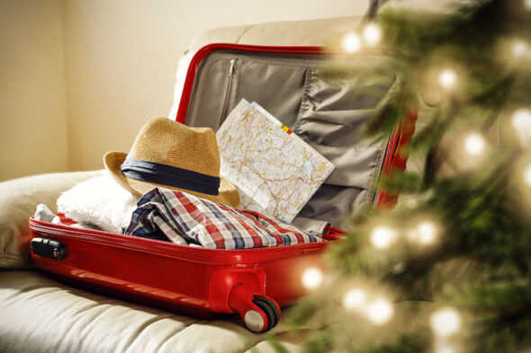 Viajas en Navidad