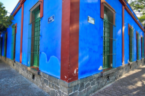 Exterior de la Casa Azul de Frida Kahlo