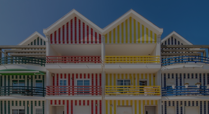 casas de colores en Aveiro