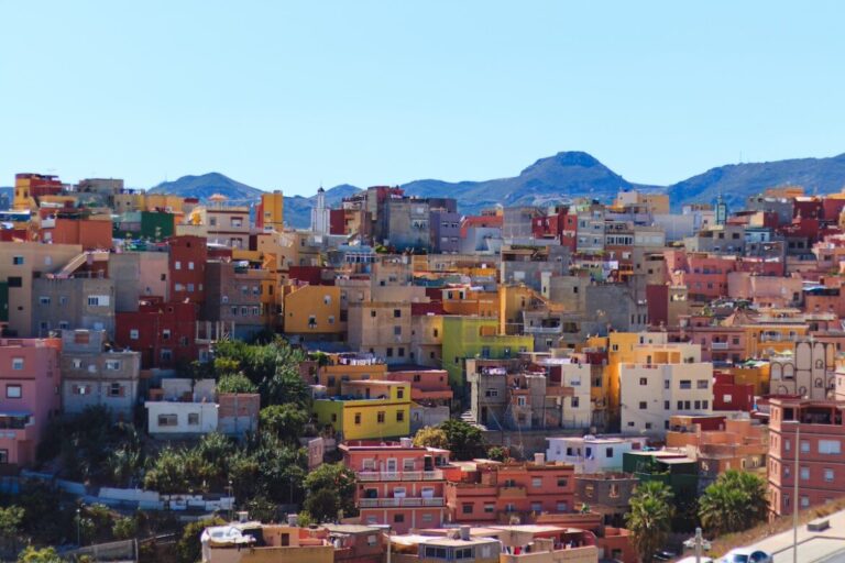 Ciudad Colorida en Marruecos