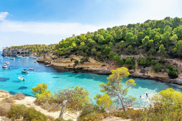 Playa del Moro en Mallorca