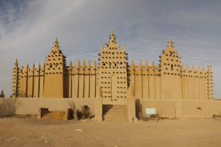 Frontal de la Gran Mezquita de Barro de Djenné