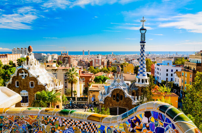 Vista de Barcelona desde el Parc Güell