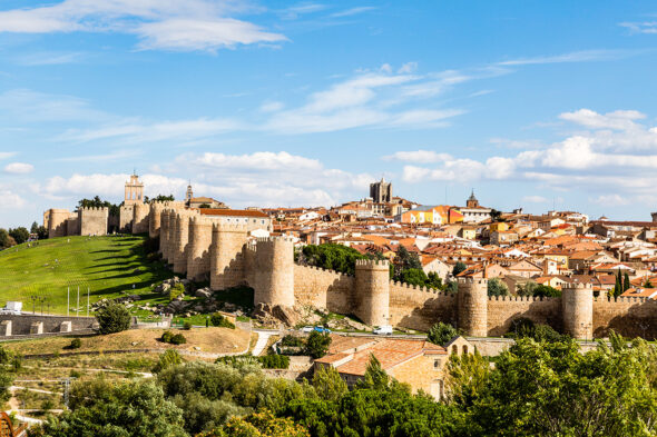 Panorámica de Ávila, ciudad Patrimonio de la Unesco