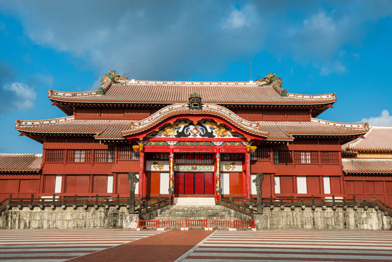 Edificios al estilo de la arquitectura japonesa