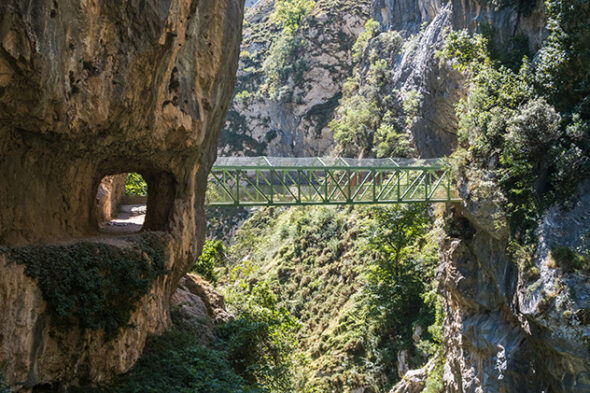 Tramo de la Ruta del Cares en Asturias