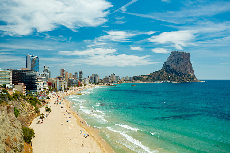 El Peñón de Ifach en el Parque Natural de Calpe