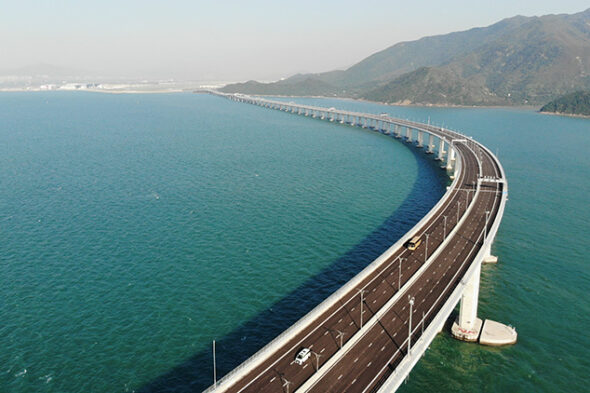 El puente Hong Kong-Zhuhai-Macao