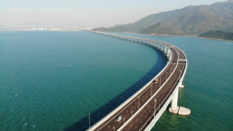 El puente Hong Kong-Zhuhai-Macao