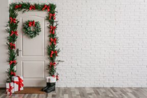 6 ideas para decorar el portal en Navidad