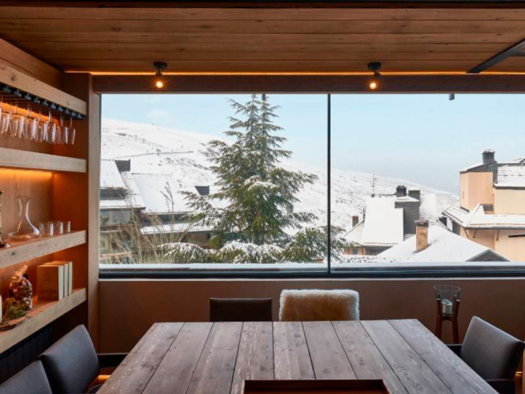 casas en la nieve