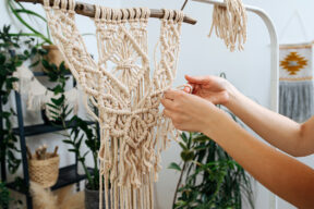 Cómo decorar con macramé